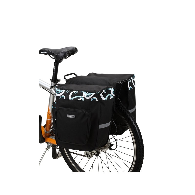 sakwa rowerowa roswheel dwukomorowa sakwa rowerowa roswheel dwukomorowa