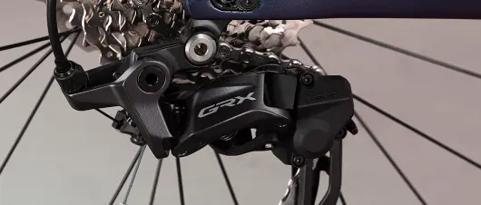 Korpus tylnej przerzutki rowerowej Shimano GRX.