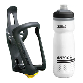 Bidon CAMELBAK Podium Chill + Koszyk na bidon TOPEAK Modula Cage EX