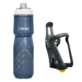 Bidon CAMELBAK Podium Chill + Koszyk na bidon TOPEAK Modula Cage EX