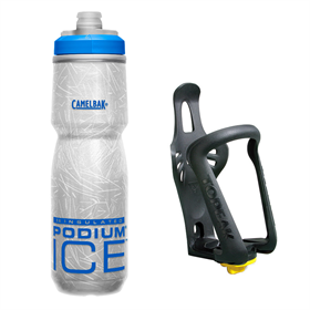 Bidon CAMELBAK Podium Ice + Koszyk na bidon TOPEAK Modula Cage EX