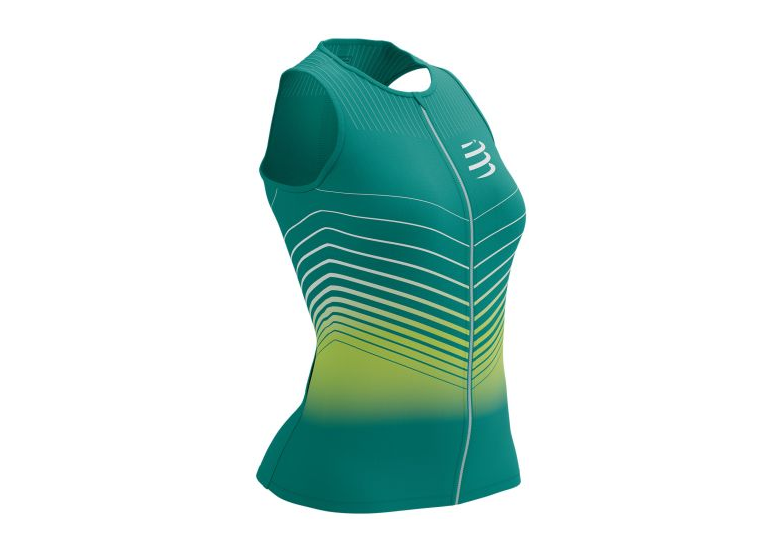 Koszulka damska bez rękawów COMPRESSPORT Tri Postural Aero Tank Top W