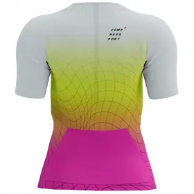 Koszulka rowerowa damska COMPRESSPORT Tri Postural SS Top W