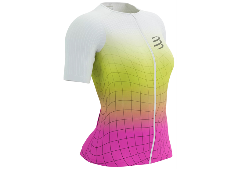 Koszulka rowerowa damska COMPRESSPORT Tri Postural SS Top W