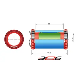 Suport rowerowy FSA MegaEVO 386 Road