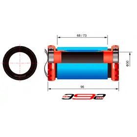 Suport rowerowy FSA MegaEVO 392 MTB