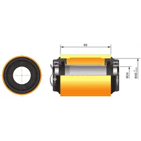 Suport rowerowy FSA Road M3/46x68 CF