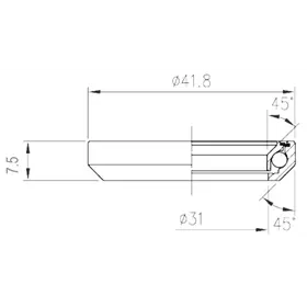 Łożysko FSA TH-870/DJ (MR155) 1-1/8" 