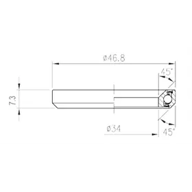 Łożysko FSA TH-970/DJ (MR100) 1-1/4" 