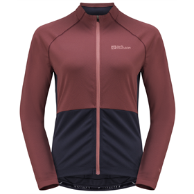 Bluza rowerowa damska JACK WOLFSKIN Morobbia Fz L/S W