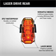 Lampka rowerowa z laserem LEZYNE Laser Drive