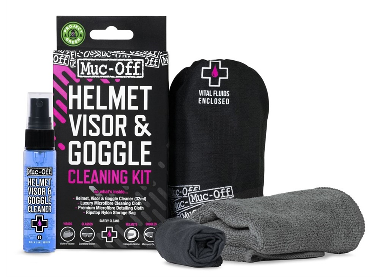 Zestaw do czyszczenia MUC-OFF Helmet, Visor & Goggle Cleaning Kit