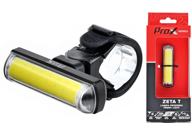 Lampka przednia PROX Zeta T COB LED