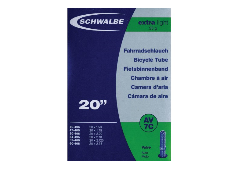 Dętka SCHWALBE Extra Light 20 cali