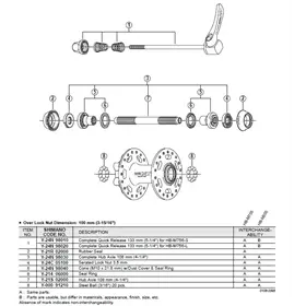 Piasta przednia SHIMANO Deore XT HB-M756