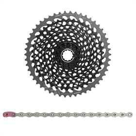 Kaseta SRAM X01 Eagle XG-1295 + Łańcuch SRAM X01 Eagle