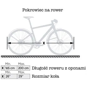 Pokrowiec rowerowy na koła VELOSOCK Kiss