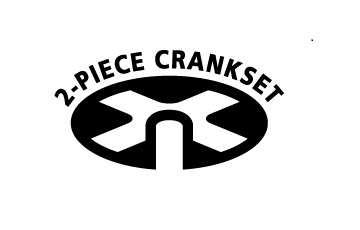 2-piece crank set