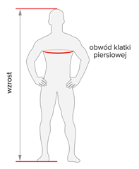 Rozmiar - Wzrost, Obwód klatki piersiowej